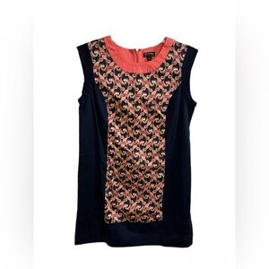 The Webster Miami Dress 14 Coral Navy Target Sleeveless